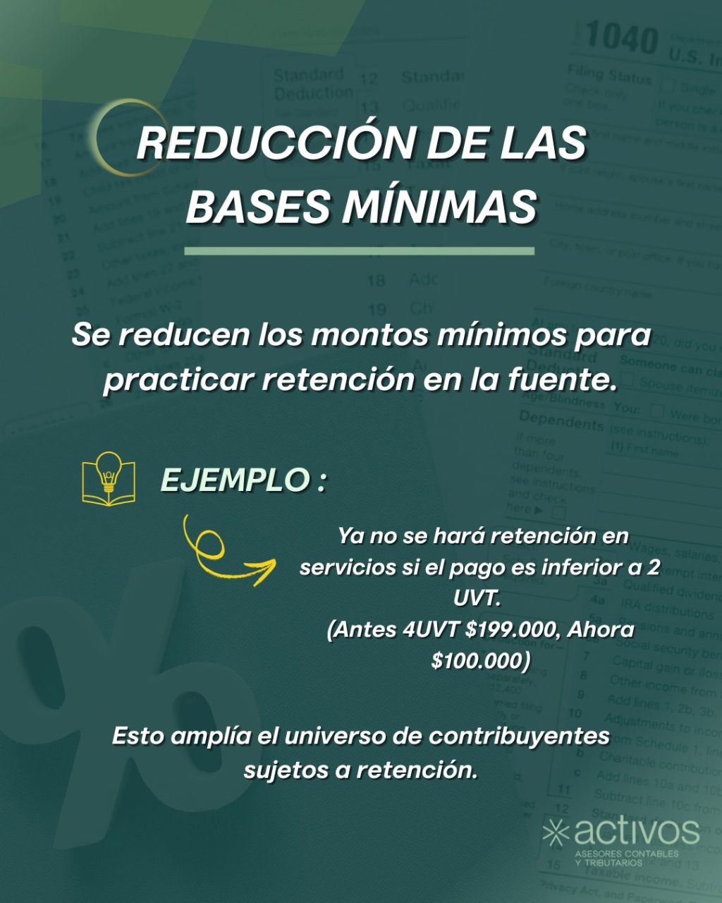 Instagram post from activos.asesores. This post is in position 2.