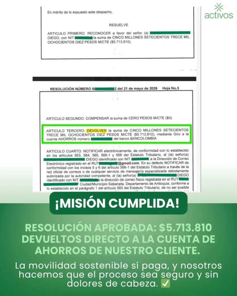 Instagram post from activos.asesores. This post is in position 1.
