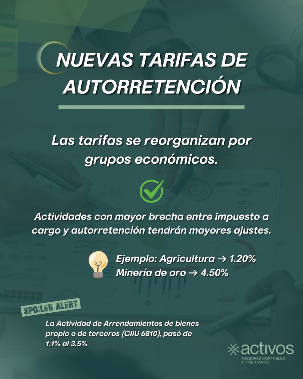 Instagram post from activos.asesores. This post is in position 3.