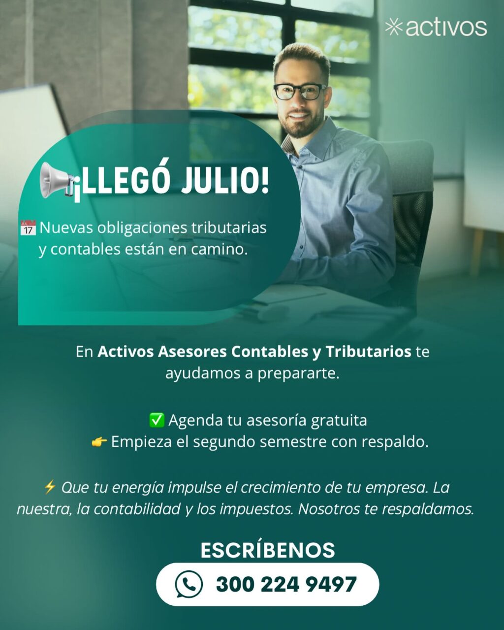 Instagram post from activos.asesores. This post is in position 1.