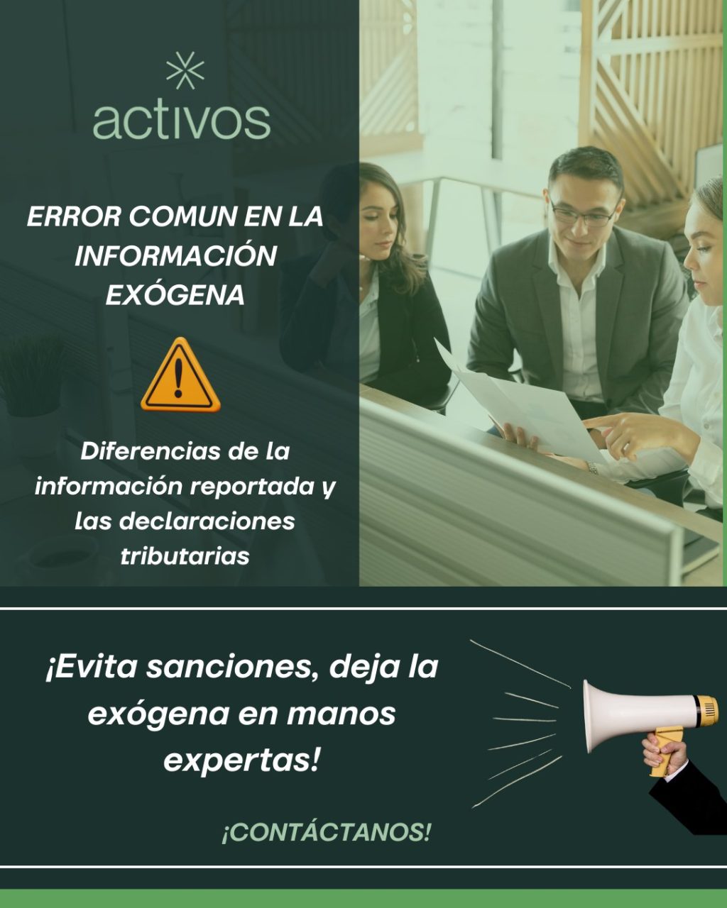 Instagram post from activos.asesores. This post is in position 4.