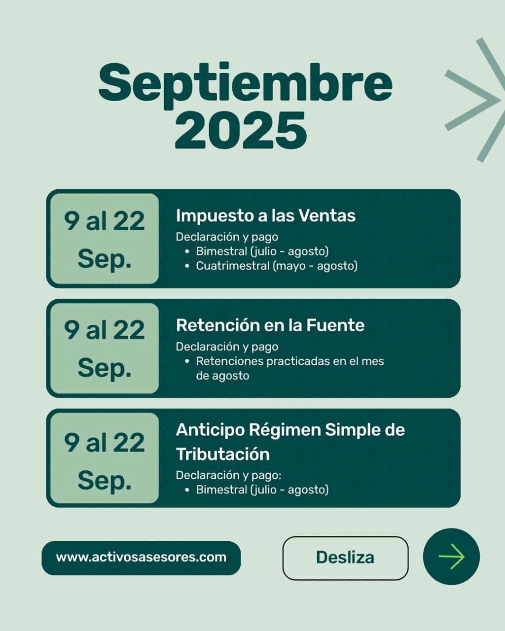 Instagram post from activos.asesores. This post is in position 1.